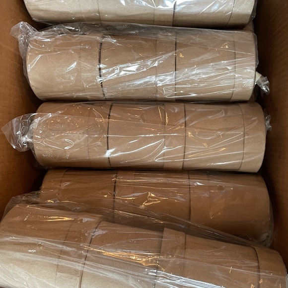 BUNDLE OF 12 PAPER MACHÉ ROUND CONTAINER BOXES WITH LIDS - NEW - Picture 5 of 6